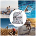 thumbnail image 5 of Sigee I Love USA for Drawstring Zipper Backpack ,Waterproof, Durable, Lightweight Gym Bag for Sports, 5 of 5