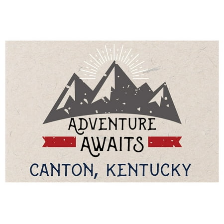 

Canton Kentucky Souvenir 2x3 Inch Fridge Magnet Adventure Awaits Design