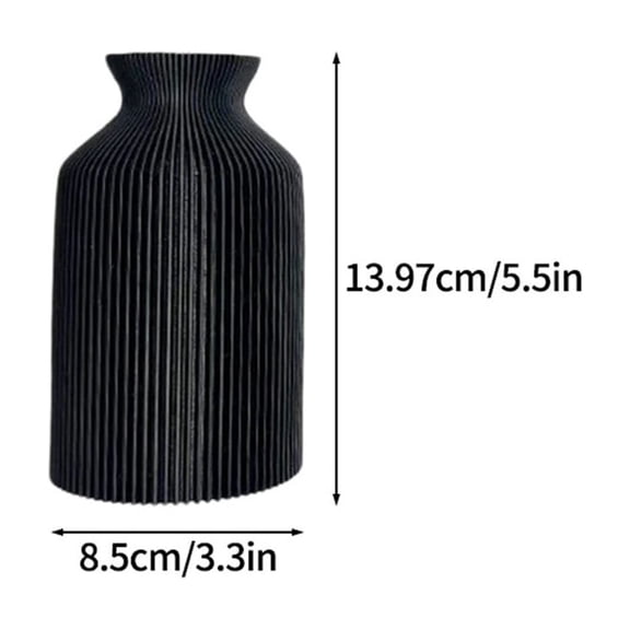 1pc Modern Minimalist Flower Vase Creative 3D Printed Flower Vase Decorative Home Living Room Tabletop Vasen Home Aesthetic Design