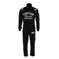 thumbnail image 2 of Simpson CK02521 Checkers Suit Black - XXL Double Extra Large - Checkers Classic 2 Layer Racing Suit, 2 of 8
