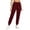 Brick Red*, variant on RUTAYY Women's Jogger Pants Solid Color Side Pockets Drawstring Casual Sport Sweatpants Green