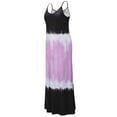 thumbnail image 4 of Robe Maxi à Bretelles Sans Manches à Col en V Dégradé Colorblock pour Femmes, 4 of 5