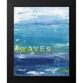 thumbnail image 2 of Marrott, Stephanie 12x14 Black Modern Framed Museum Art Print Titled - Waves, 2 of 5