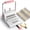 Manual, variant on 2:1 Pitch Spiral Wire Binding Machine, Portable Cinch Binder with Slide Ruler, Wire Cutters & 10 Binding Wires for Notebooks, Journals, Calendars & Albums