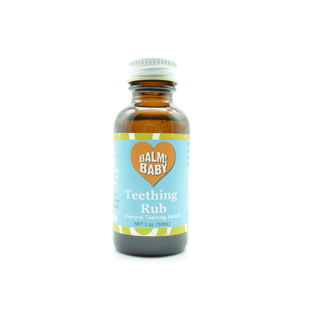 BALM! Baby Teething RUB! Natural Teething Relief • Safe Vegan