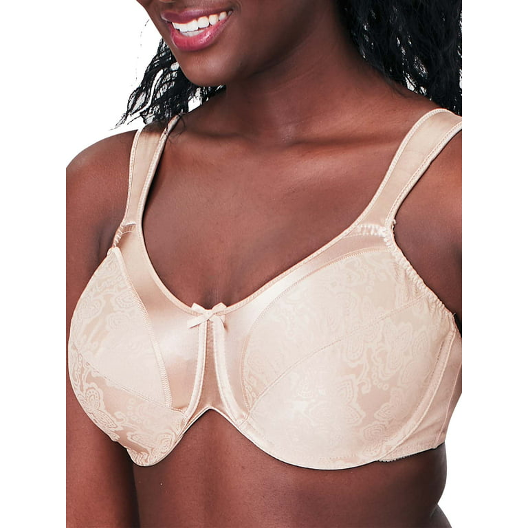 Bali Womens Satin Tracings Underwire Minimizer Bra(3562)-Nude-34C at   Women's Clothing store