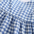 thumbnail image 4 of RIJOPUTY Kids Dress Red Toddler Dress 12-18 Month Girl Clothes Baby Girl Summer Outfit Girls Holiday Outfit Plaid Outfit for Girls Outfits for 1 Year Old Girl 3t Outfits Girl Holiday Outfits, 4 of 6