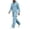 12-Sky Blue, variant on Mens Hoodie and Cargo Sweatpants Set Fall Winter Casual Long Sleeve Top and Utility Pants 2 Piece Outfit