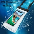 thumbnail image 3 of JOELY 2 Pack Large Capacity Waterproof Phone Pouch Floating, Waterproof Bag Case for iPhone 15 14 Pro Max 13 12 11 X XR 8 Plus Samsung Up to 6.9'', IPX8 Dry Bag for Boating Swimming Kayaking, 3 of 8