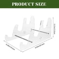 thumbnail image 2 of DEEPCRAFF Mechanical Keyboard Holder Transparent Acrylic 1 Set 9.82X6.29X5.31in, 2 of 8