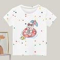thumbnail image 2 of FFENYAN Boys' Casual Short Sleeve T-Shirt - Colorful Polka Dot and Cartoon Animal Print Round Neck Top for Kids, Perfect for Playtime and Everyday Wear for 3-12 Years, 2 of 3