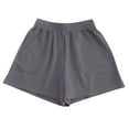 thumbnail image 3 of TYGHBN Women's Casual Summer Shorts Elastic Waist Comfortable Daily Wear Vacation Pure Color Loose Fit Breathable Soft Stretch Pants Pants Set for Women Casual Loose Womens Pants Elastic Waist Comfy, 3 of 3