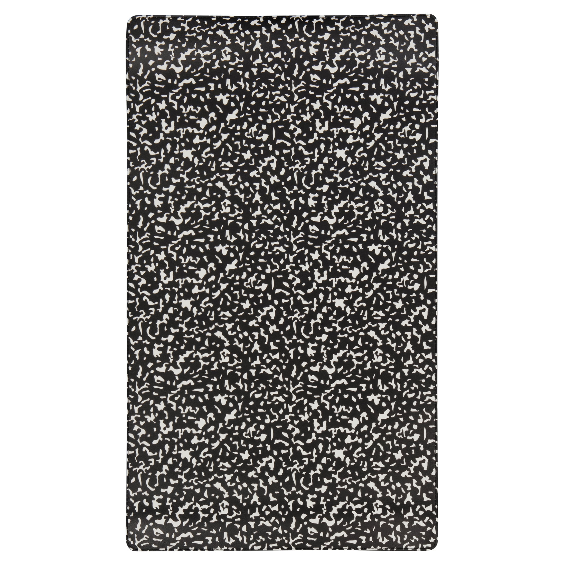 Pen+Gear Reversible Desk Mat, Black and White Composition Book Design, 25.98 in x 14.96 in