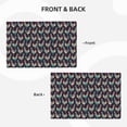 thumbnail image 4 of Rocae Bohemian Chicken Printed Heat Resistant Place Mats,Classic Hemstitch Cloth Fabric Placemats Imitation Linen Place Mat Table Mats 18x12 inch, 4 of 9