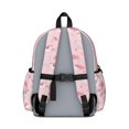 thumbnail image 3 of Unicorn and Cloud Pink Pattern Backpack for School, Cute School Bag with Adjustable Shoulder Straps and Padded Back, 13.4"x11"x4.7", 3 of 5