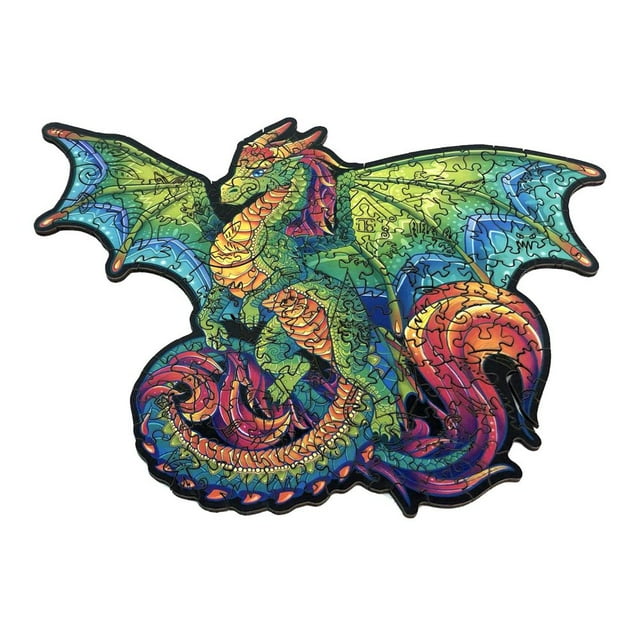 Wooden Puzzle Unique Shape Pieces 3D Animal Puzzle Gift for Adults and Kids