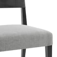 thumbnail image 5 of New Pacific Direct Kylo Faux Leather/Linen Dining Side Chair, (Set of 2), 5 of 11