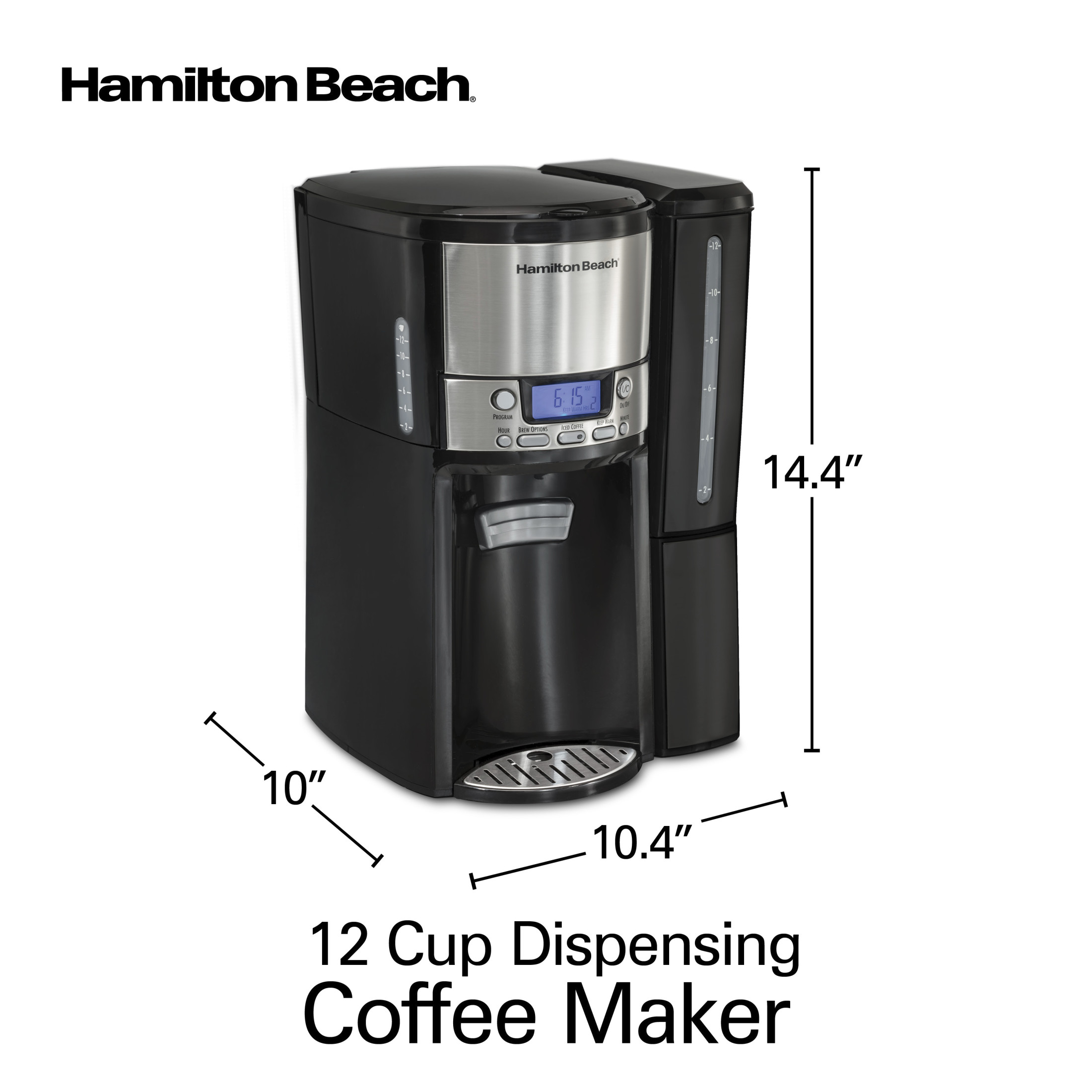 Hamilton Beach 12-Cup Programmable Coffee Maker, BrewStation photo 8
