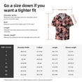thumbnail image 7 of Xecao offers the Lilies Flowers for Men's Casual Short-sleeved Shirt, a button-up collared shirt with a pocket, perfect for beach vacations and yacht travel in the Small size., 7 of 7