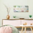 thumbnail image 2 of Stupell Industries Faith Hope Love Expression Chic Spring Succulents Botanical & Floral Painting Gallery Wrapped Canvas Art Print Wall Art, 13 x 30, 2 of 6