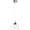 thumbnail image 4 of P500405-009-Progress Lighting-Garris - 1 Light Mini Pendant In Farmhouse Style-8.25 Inches Tall and 8 Inches Wide-Brushed Nickel Finish, 4 of 7