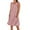 Red, variant on APEXFWDT Women's Breezy Linen Dress Pocket Relaxed Fit Shift Dress Sleeveless Loose Summer Dresses for Weekend L,Khaki