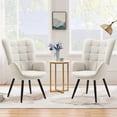 thumbnail image 2 of Silla Sillón Individual FurnitureR Silla Tapizado Beige, 2 of 9