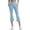 Sky Blue, variant on FYEGRE Capri Pants for Women Stretch Yoga Dress Pants with Pockets Ruffle Bell Bottom Athletic Work Leggings Sky Blue S