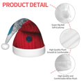 thumbnail image 4 of Fuzoiu Stylish Polar Bear Sunglasses Print Santa Hat Christmas Hat for kids,Santa Hats with Pompom, Unisex Xmas Holiday Hat for Christmas New Year Festive Party Supplies, 4 of 6