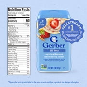 Gerber Stage 3 Baby Food, Oatmeal Banana Strawberry Cereal, Baby Oatmeal Cereal 8 oz
