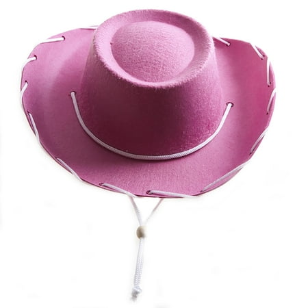 Pink Felt Cowboy Hat - Children's Pink Felt Cowboy Hat