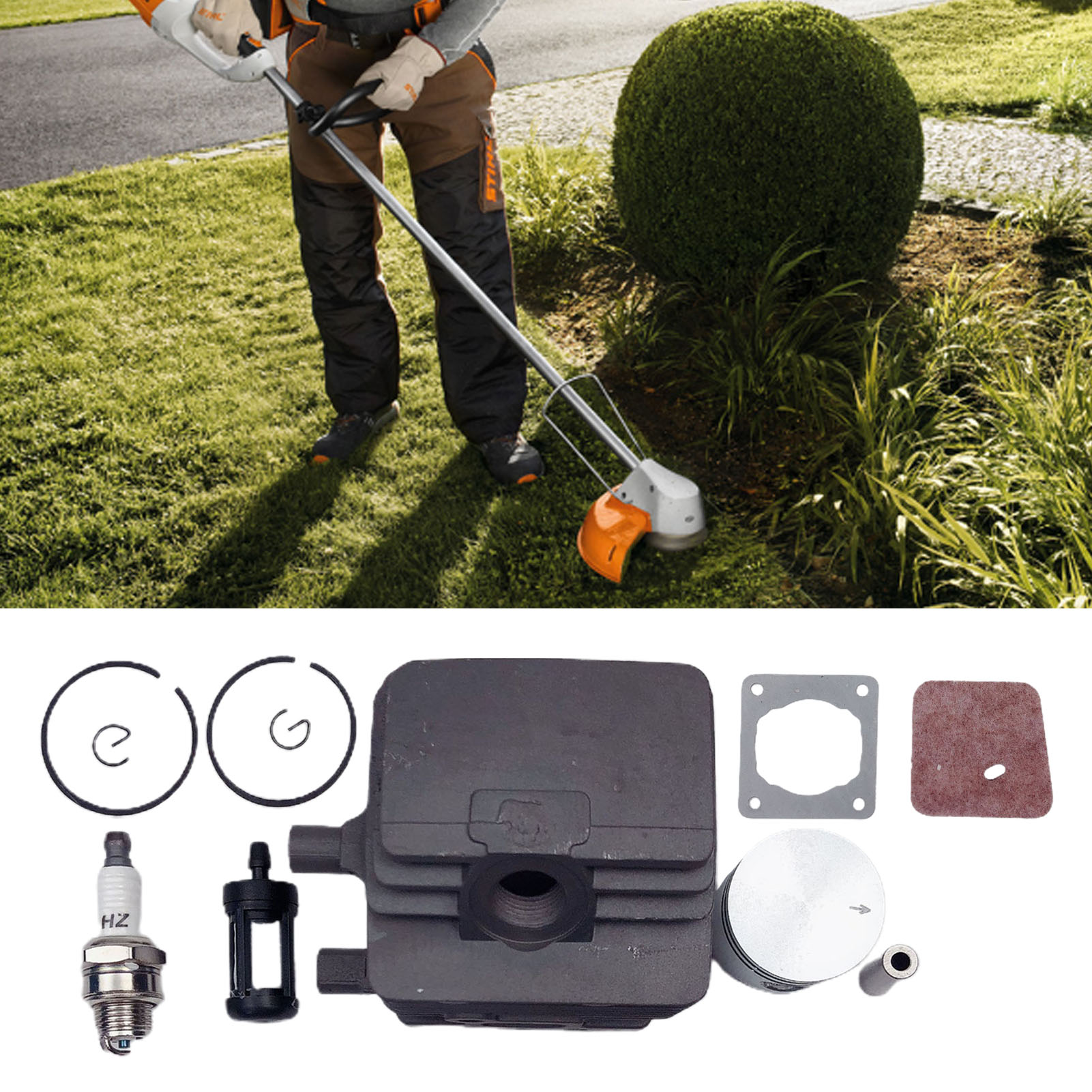 Essen Cylinder Piston Creative Exquisite Metal Lawn Mower Cylinder for