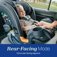 thumbnail image 3 of Chicco OneFit™ LX ClearTex® All-in-One Convertible Car Seat - Ebony (Black), New, 3 of 22