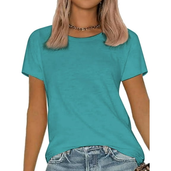 Womens Loose Fit Tshirts Short Sleeve Summer Tops Casual Workout Yoga Tunic T Shirts Tops