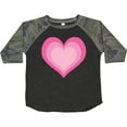 thumbnail image 3 of Inktastic Pink Valentine Heart Girls Toddler T-Shirt, 3 of 5