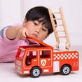 thumbnail image 4 of Bigjigs Toys BJTJT131 City Fire Engine Play Set, 4 of 4