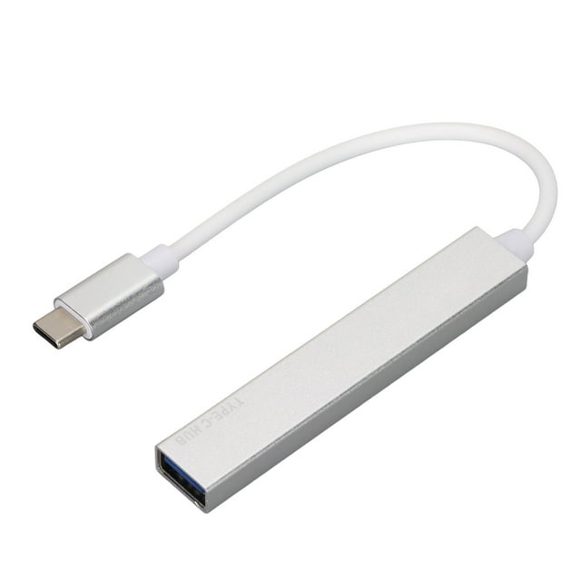 USB C Hub, Effective Heat Dissipation Docking Station 4 in 1 Design Mini Portable Fast Transmission Rate for Desktop for Laptop