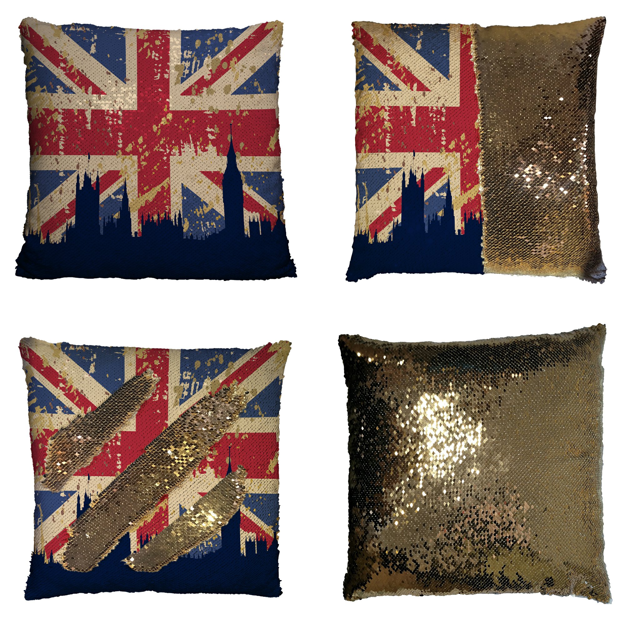 Gckg Union Jack Flag Pillowcase Great Britain S Flag And London