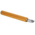 thumbnail image 2 of Afilador de golf de acero inoxidable, cuchillo de limpieza, herramienta de afilado para ranurado de palos, suministros de accesorios con mango de aleación de aluminio, color dorado, 2 of 8