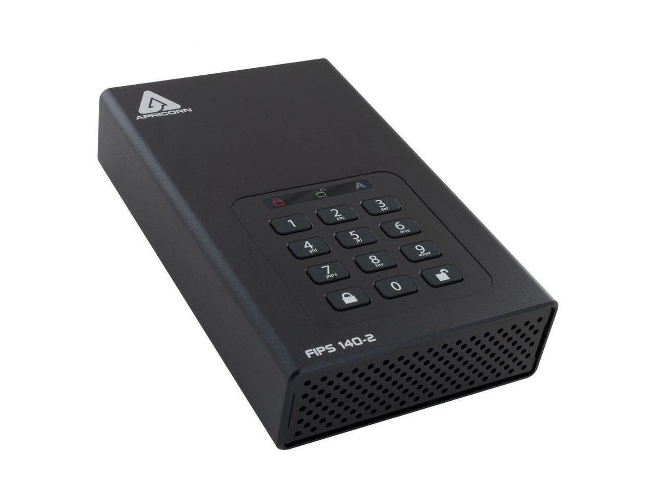 Apricorn Aegis Padlock DT FIPS 20TB Desktop Hard Drive External ADT3PL256F20TB