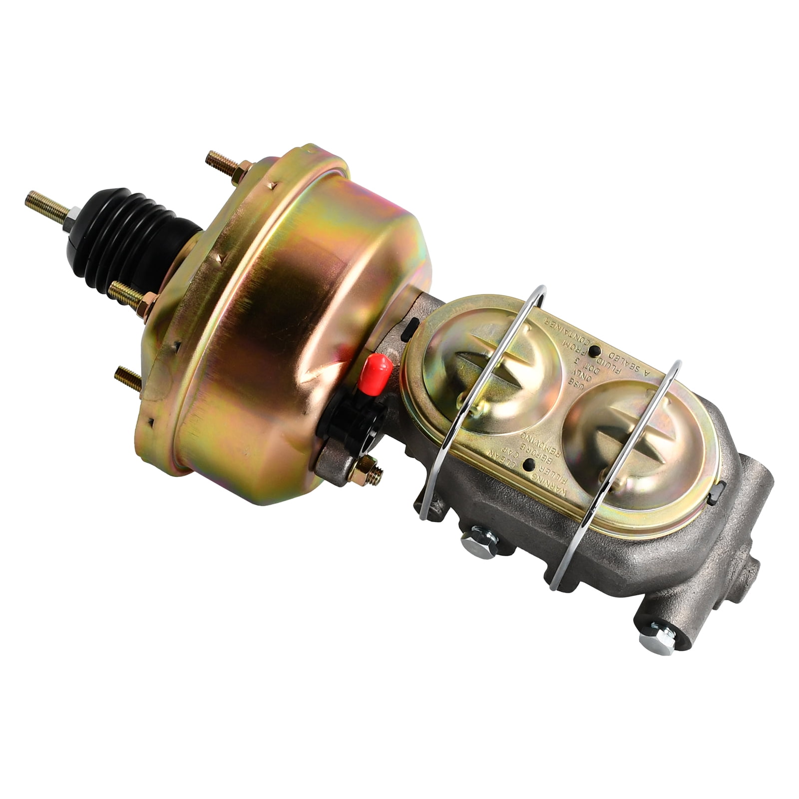 7 Inch Zinc Street Hot Rod Power Brake Booster & Master Cylinder Combo Brakes Custom Car