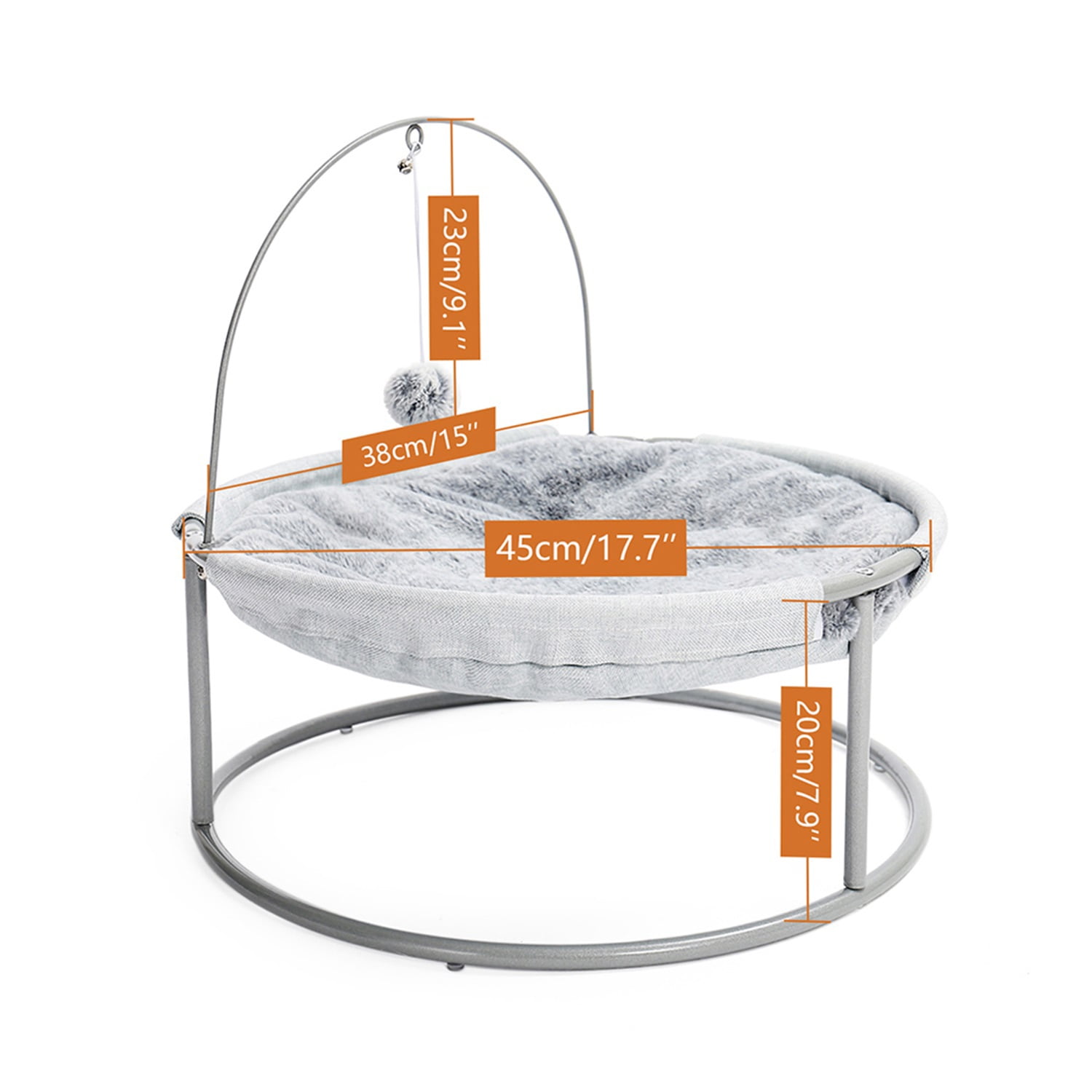 Pefilos Cat Hammock for Large Cats Dog Bed Pet Hammock Bed Free-Standing Cat Nest for Indoor Cats Sleeping Cat Bed Cat Houses for Outdoor Cats Detachable Pefilos Cat Hammock for Large Cats Dog Bed Pet Hammock Bed Free-Standing Cat Nest for Indoor Cats Sleeping Cat Bed Cat Houses for Outdoor Cats Detachable