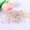 thumbnail image 4 of SPRING PARK 150Pcs/Bag 3-8mm Faux Round Plastic Pearl Beads Tiny Loose Spacer Beads Findings for DIY Craft Necklaces Bracelets Jewelry Making, 4 of 7