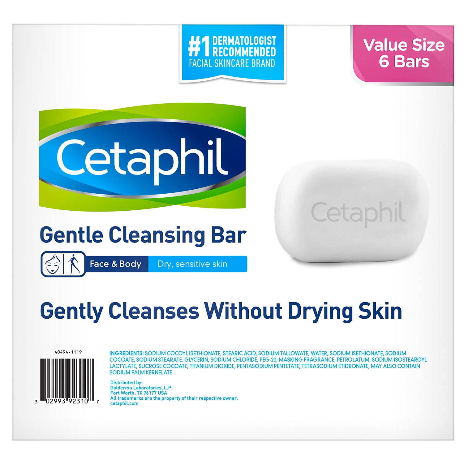 Cetaphil Gentle Value Pack oz., 6 - Walmart.com