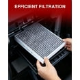 thumbnail image 5 of Puroma Cabin Air Filter with Activated Carbon, Compatible with CP134, CF10134, Honda, CR-V, Passport, Civic, Odyssey, Accord, Pilot, Crosstour, Acura ILX, MDX, ZDX, RLX, RDX, TSX, TLX, 5 of 6