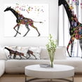 thumbnail image 1 of Design Art - Cheerful Giraffe Running, 1 of 3