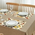thumbnail image 3 of Butterfly Lover Heat Resistant Flax Table Mats for Dining Table, Wrinkle Free Machine Washable Place Mats with Colorful Tropical Floral Artistic Pattern, Cute and Aesthetic Design, Set of 4, 3 of 6