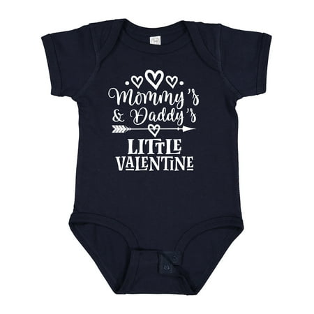 

Inktastic Mommy and Daddy Little Valentine Boys or Girls Baby Bodysuit