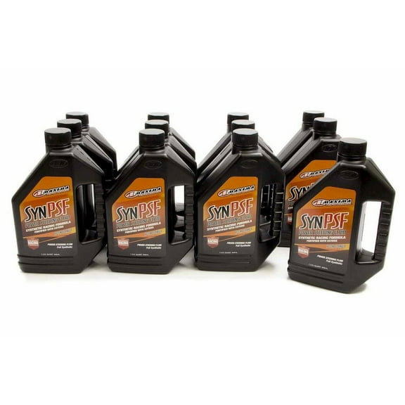 Maxima Racing Oils Power Steering Fluid Synthetic Case 12x32oz
