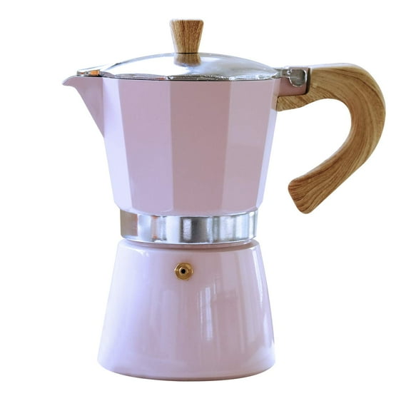 Gnali & Zani VEZ006/IND/PINK Venezia Coffee Maker 6 Cups Induction, pink